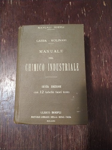 Libro manuale del chimico - libro,